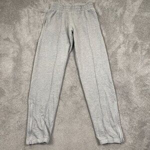 RE/DONE Originals Jogger Adult Size Small Gray French Terry 31" Inseam Ankle Zip